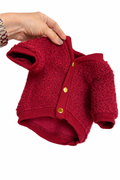 Cardigan vino tinto