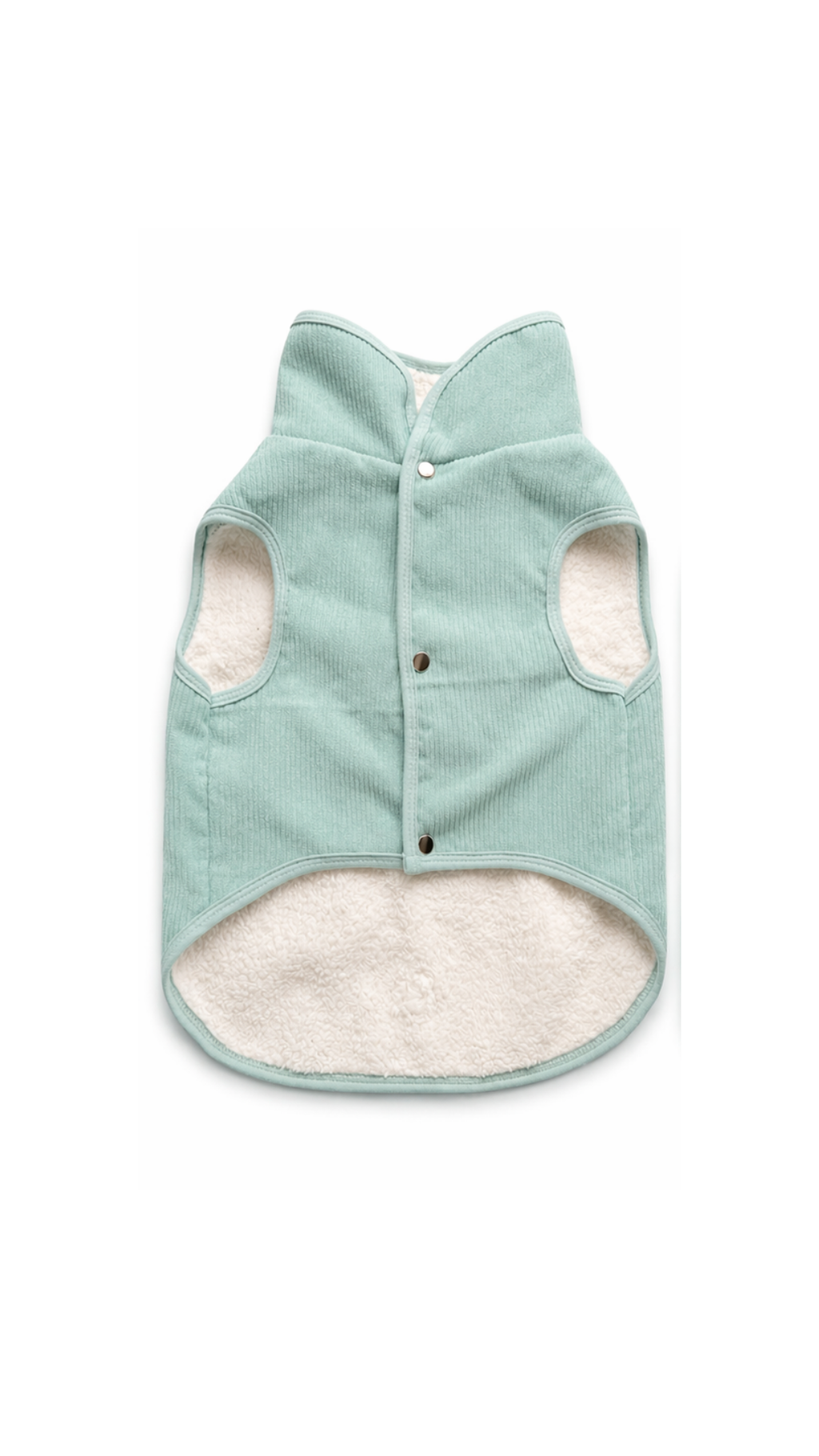 Chaleco corduroy menta